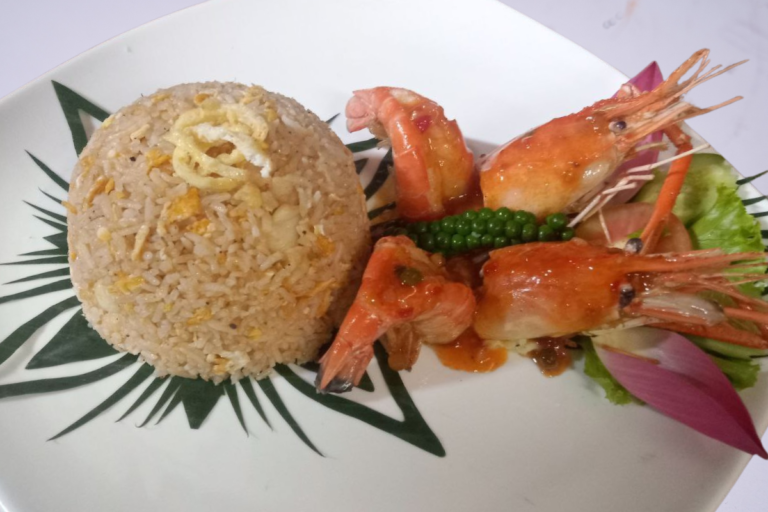 Bay Char Bong Kong-Fries Rice Mekong River Prawn Khmer