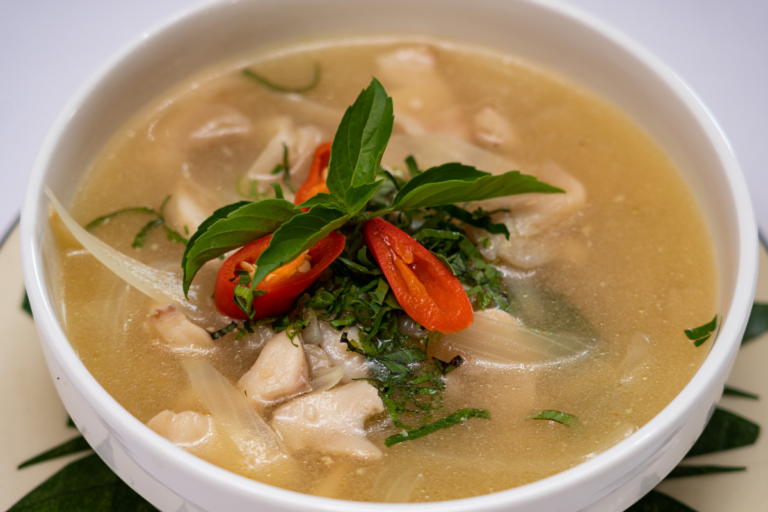 Sngor Chhrok Sach Trey-Lemon Grass Sour Soup With Fish