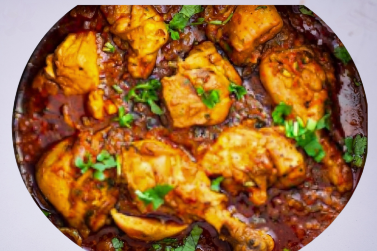 Indian Food-Chicken Curry with bone